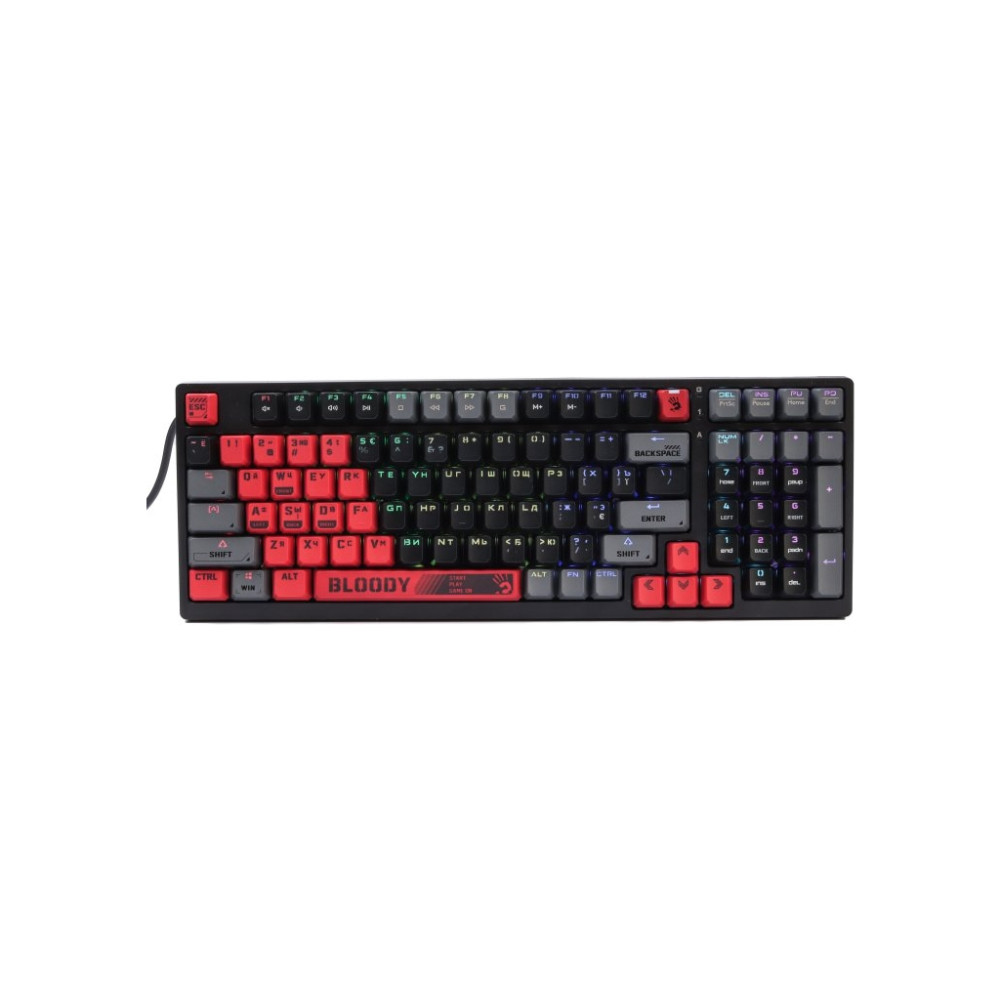 Клавіатура A4Tech Bloody S98 RGB BLMS Red Switch USB Sports Red (4711422002737)