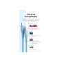 Дата кабель USB-C to USB-C 2.0m USB2.0 100W (20V/5A) Light Blue Silicone Vention (TAWSH) Дата кабель USB-C to USB-C 2.0m USB2.0 100W (20V/5A) Light Blue Silicone Vention (TAWSH)