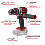 Шуруповерт Einhell TP-CD 18/80 Li-i BL - Solo, PXC 18В, 80Нм (без АКБ та ЗП) (4514305)