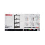 Стелаж Plastmeccanica Universal Vent пластиковий 4 полиці 60х30х138 см чорний (5136)