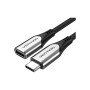 Дата кабель USB-C M/F 1.0m Thunderbolt 3 60W (20V/3A) 4K60HZ Vention (TABHF) Дата кабель USB-C M/F 1.0m Thunderbolt 3 60W (20V/3A) 4K60HZ Vention (TABHF)
