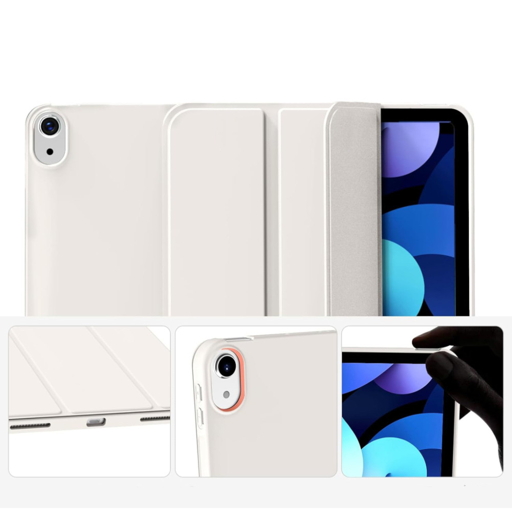 Чохол до планшета BeCover Tri Fold Soft TPU Silicone Apple iPad Air 11" M2/M3 (2024/2025) Beige (711735)