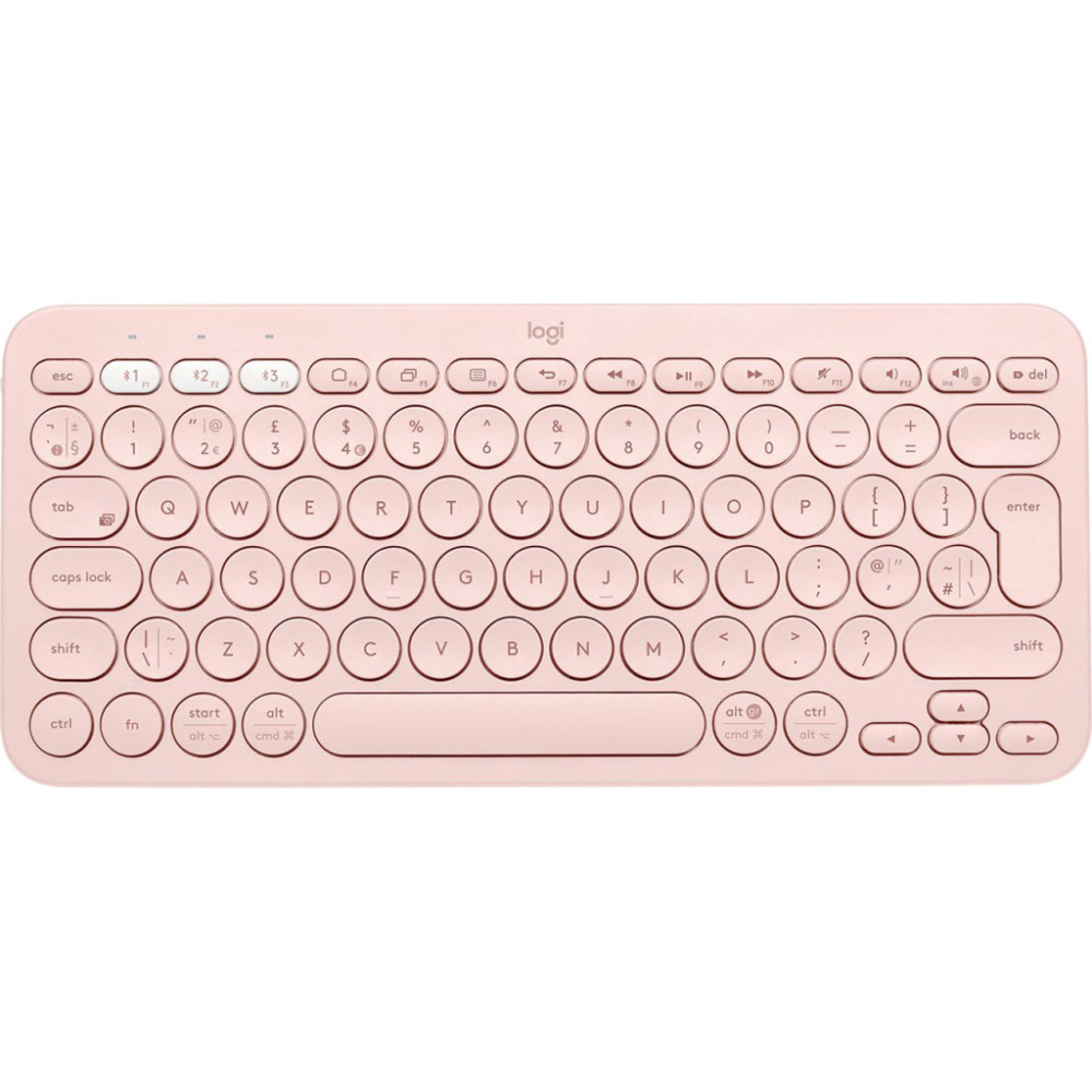 Клавіатура Logitech K380s Multi-Device Bluetooth UA Rose (920-011853)