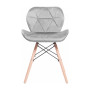 Кухонний стілець GT Racer X-D27 Velvet Gray Кухонний стілець GT Racer X-D27 Velvet Gray