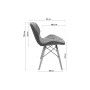 Кухонний стілець GT Racer X-D27 Velvet Gray Кухонний стілець GT Racer X-D27 Velvet Gray