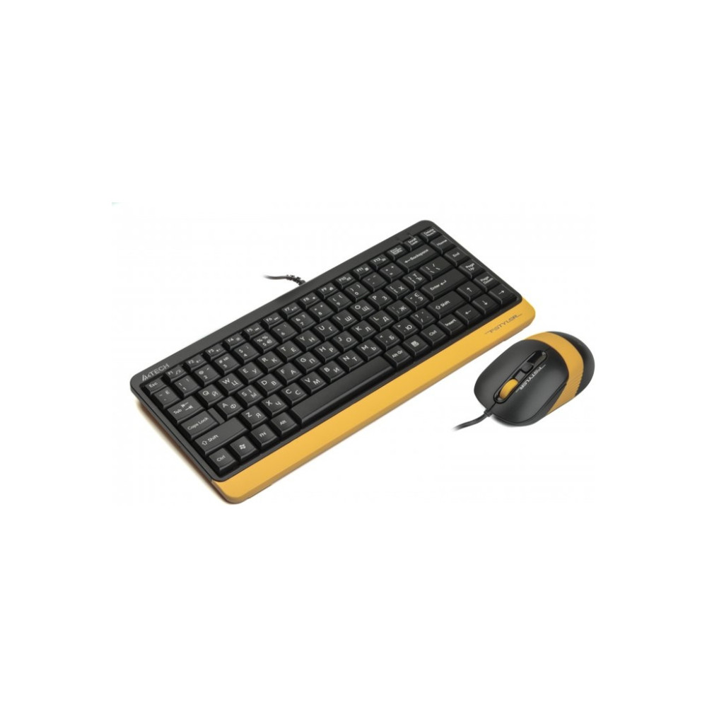 Комплект A4Tech F1110 USB Bumblebee (4711421987615)
