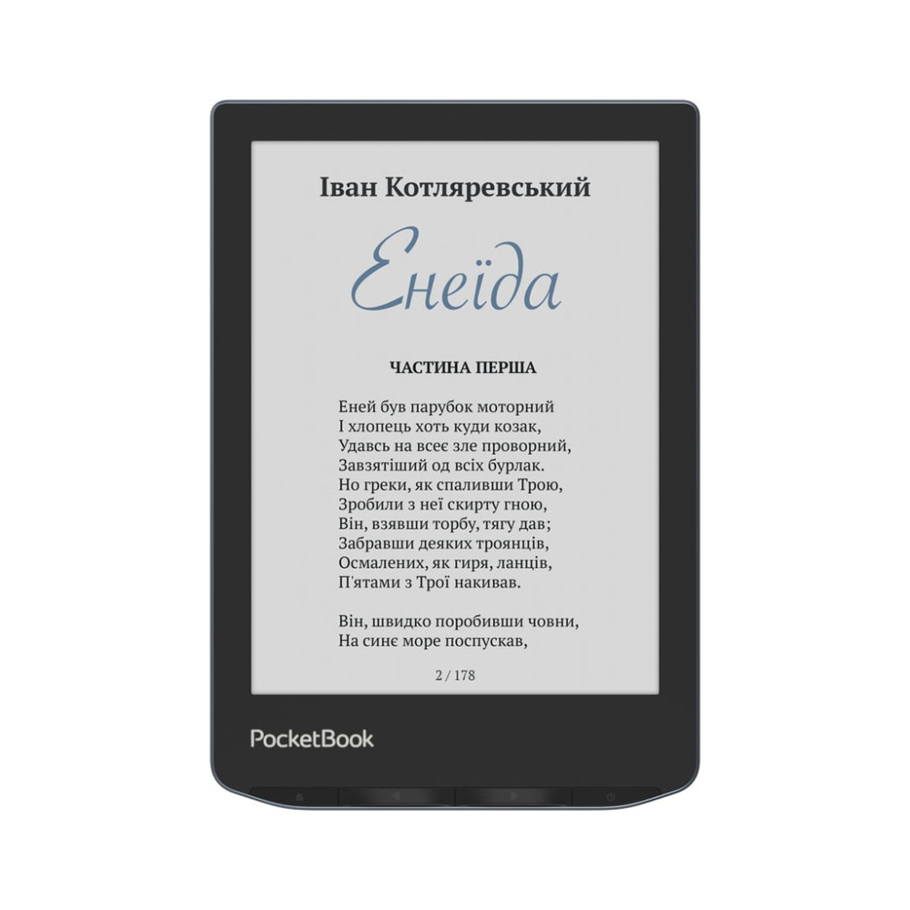 Електронна книга Pocketbook 634K3 Verse Pro Color, StormySea (PB634K3-1-CIS)