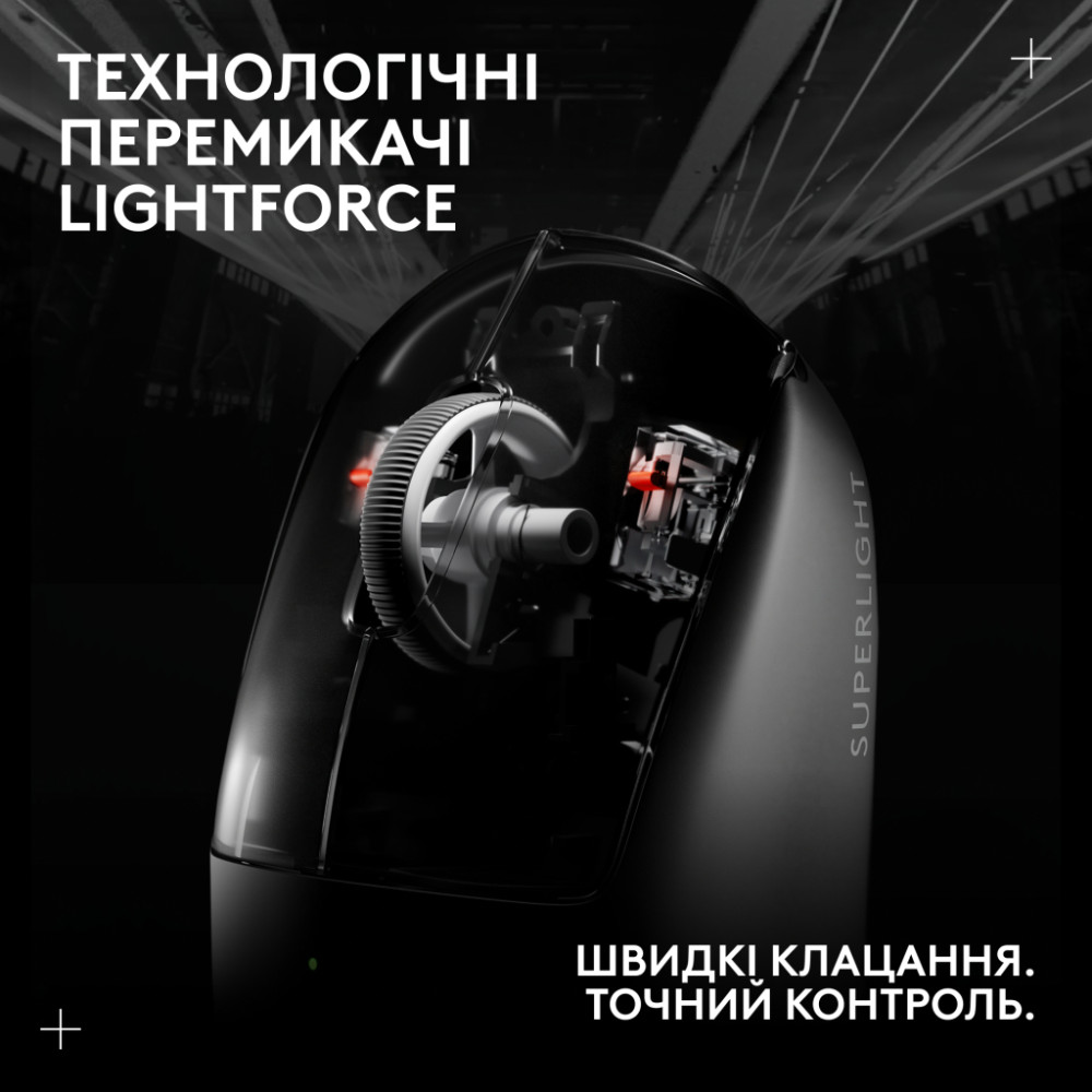Мишка Logitech G Pro X Superlight 2 Lightspeed Wireless White (910-006638)
