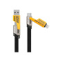 Дата кабель USB-C + USB-A to Lightning+USB-C 1.0m 65W X207 black WUW (6972573336524) Дата кабель USB-C + USB-A to Lightning+USB-C 1.0m 65W X207 black WUW (6972573336524)
