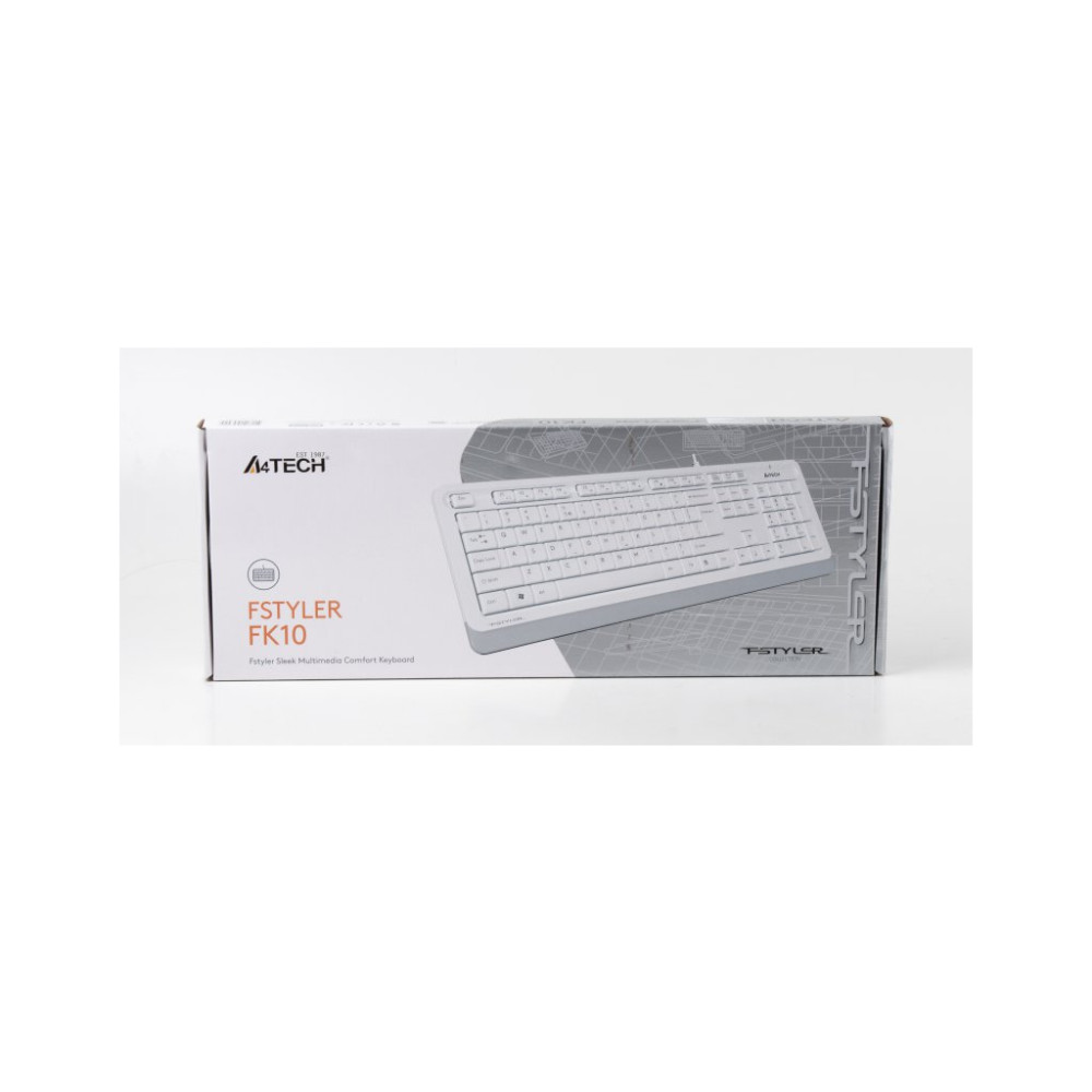 Клавіатура A4Tech FK10 White (4711421943024)