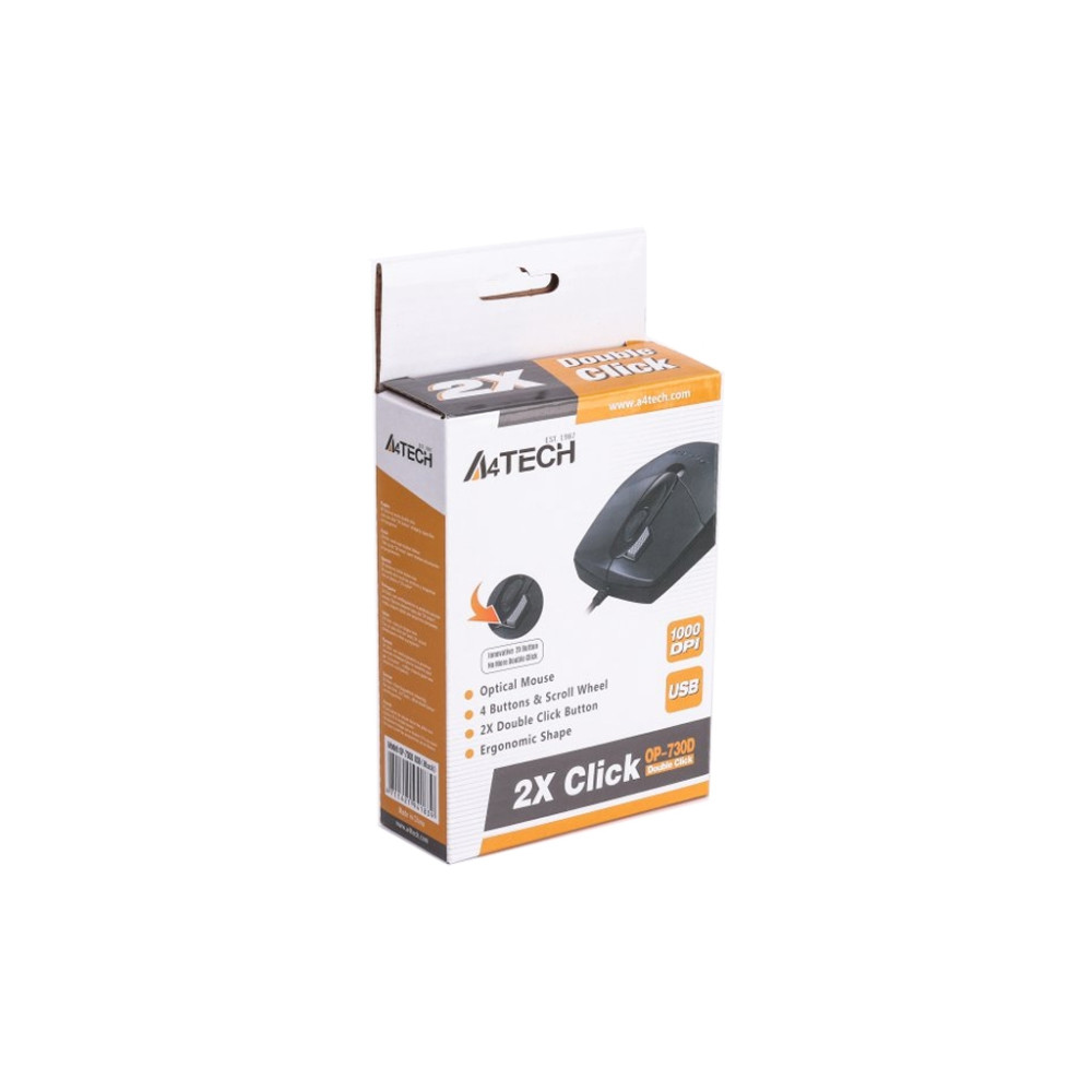 Мишка A4Tech OP-730D Black (4711421941839)