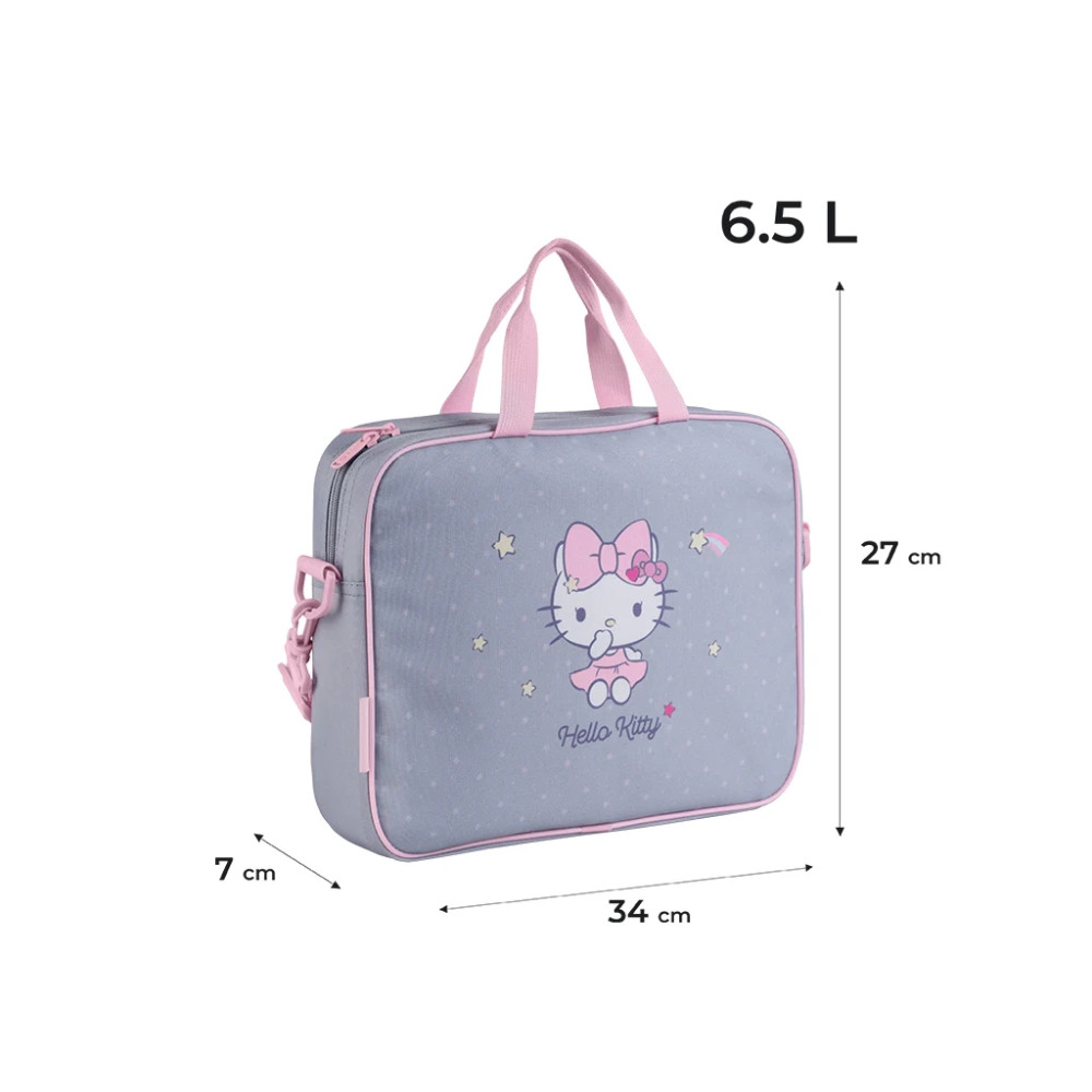 Сумка дитяча Kite A4, Hello Kitty 589-1 шкільна, текстильна (HK25-589-1)