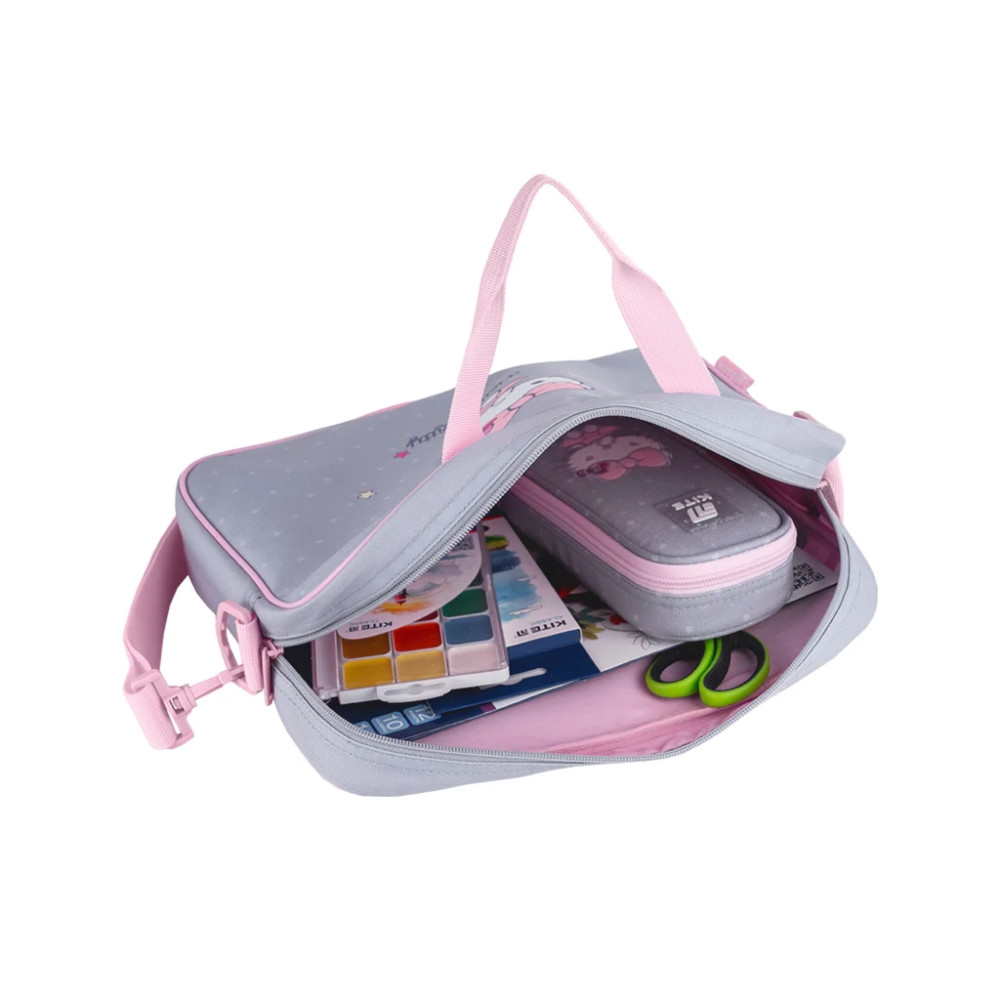 Сумка дитяча Kite A4, Hello Kitty 589-1 шкільна, текстильна (HK25-589-1)