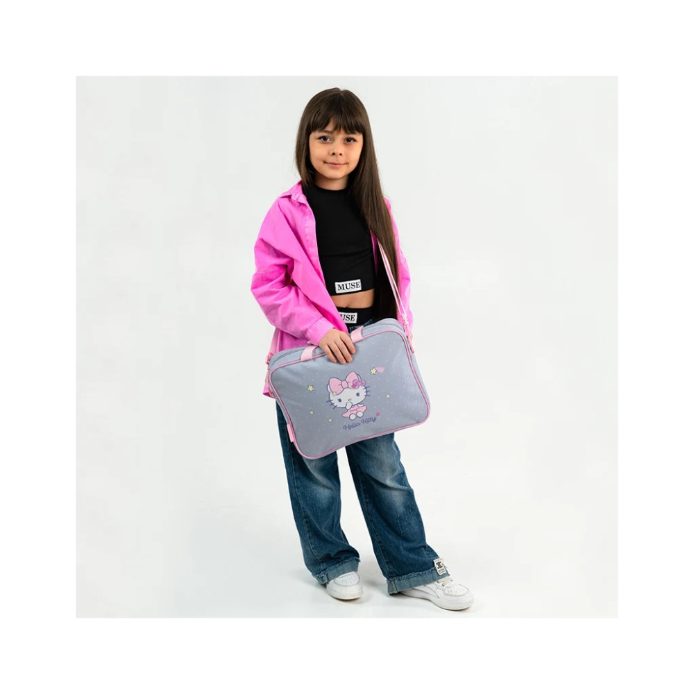 Сумка дитяча Kite A4, Hello Kitty 589-1 шкільна, текстильна (HK25-589-1)