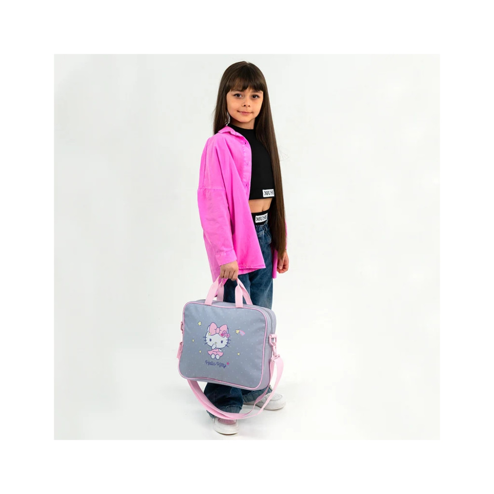 Сумка дитяча Kite A4, Hello Kitty 589-1 шкільна, текстильна (HK25-589-1)
