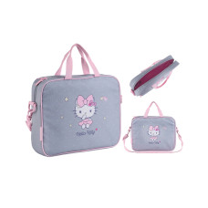 Сумка дитяча Kite A4, Hello Kitty 589-1 шкільна, текстильна (HK25-589-1)