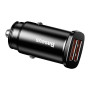 Зарядний пристрій Baseus Square metal A+A 30W Black (CCALL-DS01) Зарядний пристрій Baseus Square metal A+A 30W Black (CCALL-DS01)