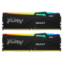 Модуль пам'яті для комп'ютера DDR5 64GB (2x32GB) 6000 MHz Beast RGB Kingston Fury (ex.HyperX) (KF560C30BBAK2-64) Модуль пам'яті для комп'ютера DDR5 64GB (2x32GB) 6000 MHz Beast RGB Kingston Fury (ex.HyperX) (KF560C30BBAK2-64)