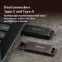 USB флеш накопичувач Patriot 32GB Rage R550 Matte Black USB 3.2/Type-C (PE32GR550DSAD) USB флеш накопичувач Patriot 32GB Rage R550 Matte Black USB 3.2/Type-C (PE32GR550DSAD)