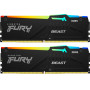 Модуль пам'яті для комп'ютера DDR5 16GB (2x8GB) 6000 MHz Beast RGB XMP Kingston Fury (ex.HyperX) (KF560C30BBAK2-16) Модуль пам'яті для комп'ютера DDR5 16GB (2x8GB) 6000 MHz Beast RGB XMP Kingston Fury (ex.HyperX) (KF560C30BBAK2-16)