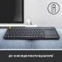 Клавіатура Logitech K400 Plus Touch Wireless UA Black (920-007145) Клавіатура Logitech K400 Plus Touch Wireless UA Black (920-007145)