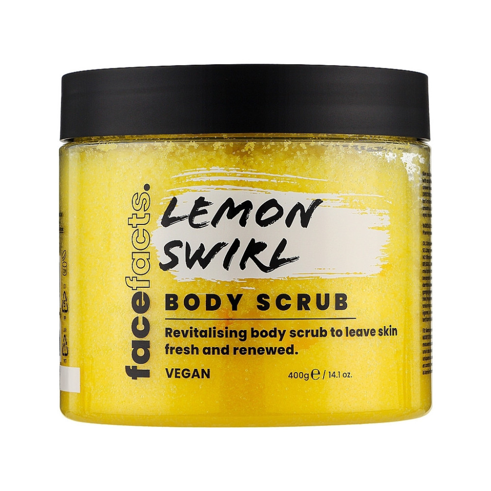 Скраб для тіла Face Facts Body Scrub Lemon Swirl Лимонний вир 400 г (5031413938531)