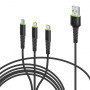 Дата кабель USB 2.0 AM to Lightning + Micro 5P + USB-C 1.4m CBFLEXU1 bl Intaleo (1283126487521) Дата кабель USB 2.0 AM to Lightning + Micro 5P + USB-C 1.4m CBFLEXU1 bl Intaleo (1283126487521)