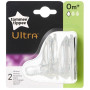 Соска Tommee Tippee ULTRA силіконова повільн. потік (2шт) (17389) Соска Tommee Tippee ULTRA силіконова повільн. потік (2шт) (17389)