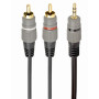Кабель мультимедійний 3.5mm M to 2xRCA M 1.5m Cablexpert (CCA-352-1.5M) Кабель мультимедійний 3.5mm M to 2xRCA M 1.5m Cablexpert (CCA-352-1.5M)
