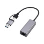 Адаптер USB-A /C to Lan 2.5 Gbit/s Cablexpert (A-USB3AC-LAN2G-01) Адаптер USB-A /C to Lan 2.5 Gbit/s Cablexpert (A-USB3AC-LAN2G-01)
