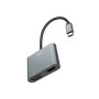Перехідник XO 4-in-1 Dock USB-C (HDMI/VGA/USB3.0/USB-C PD) (XO-HUB001SL) Перехідник XO 4-in-1 Dock USB-C (HDMI/VGA/USB3.0/USB-C PD) (XO-HUB001SL)