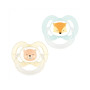 Пустушка Baby-Nova Forest Animals 6-18 міс. персикова/бирюзова 2 шт (3962321) Пустушка Baby-Nova Forest Animals 6-18 міс. персикова/бирюзова 2 шт (3962321)