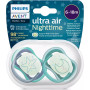 Пустушка Philips AVENT Ultra Air Нічна 6-18 міс 2 шт (SCF376/13) Пустушка Philips AVENT Ultra Air Нічна 6-18 міс 2 шт (SCF376/13)