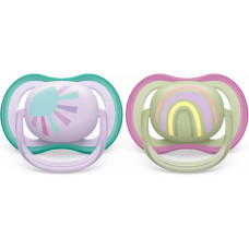 Пустушка Philips AVENT Ultra Air, 0-6 міс. 2 шт (SCF085/59)