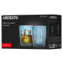 Набір склянок Ardesto 300мл, 2шт, скло, блакитний (AR2630SBL) Набір склянок Ardesto 300мл, 2шт, скло, блакитний (AR2630SBL)