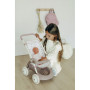 Коляска для ляльок Smoby Baby Nurse Прогулянка з кошиком Рожева пудра (254018) Коляска для ляльок Smoby Baby Nurse Прогулянка з кошиком Рожева пудра (254018)
