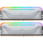 Модуль пам'яті для комп'ютера DDR5 32GB (2x16GB) 5200 MHz NOX RGB Silver Apacer (AH5U32G52C522NWAA-2) Модуль пам'яті для комп'ютера DDR5 32GB (2x16GB) 5200 MHz NOX RGB Silver Apacer (AH5U32G52C522NWAA-2)