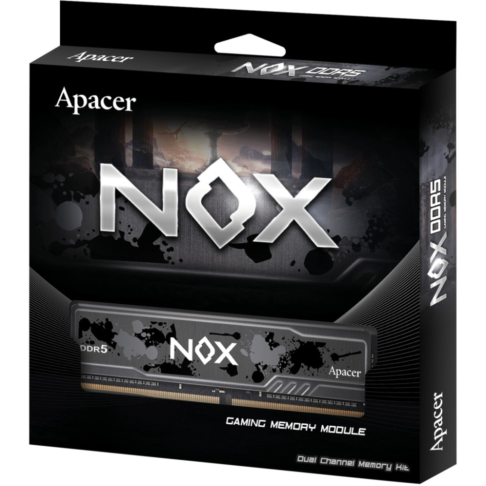 Модуль пам'яті для комп'ютера DDR5 64GB (2x32GB) 5600 MHz NOX Apacer (AH5U64G56C522MBAA-2)