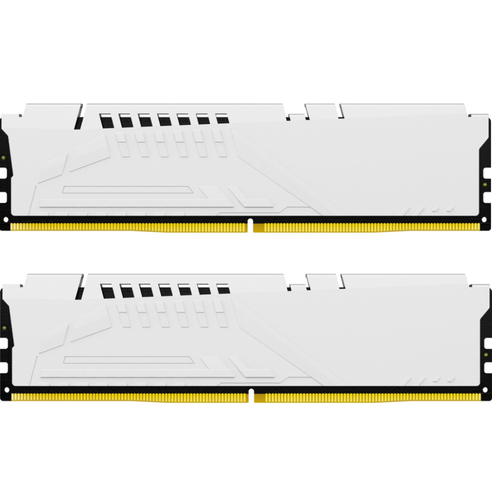 Модуль пам'яті для комп'ютера DDR5 32GB (2x16GB) 6800 MHz Beast White Kingston Fury (ex.HyperX) (KF568C34BWK2-32)