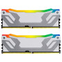 Модуль пам'яті для комп'ютера DDR5 48GB (2x24GB) 8400 MHz Renegade RGB White/Silver Kingston Fury (ex.HyperX) (KF584CU40RWAK2-48) Модуль пам'яті для комп'ютера DDR5 48GB (2x24GB) 8400 MHz Renegade RGB White/Silver Kingston Fury (ex.HyperX) (KF584CU40RWAK2-48)