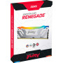 Модуль пам'яті для комп'ютера DDR5 48GB (2x24GB) 8400 MHz Renegade RGB White/Silver Kingston Fury (ex.HyperX) (KF584CU40RWAK2-48) Модуль пам'яті для комп'ютера DDR5 48GB (2x24GB) 8400 MHz Renegade RGB White/Silver Kingston Fury (ex.HyperX) (KF584CU40RWAK2-48)
