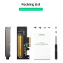 Контролер Ugreen PCI-E 3.0 for SSD M.2 (NVMe) x4 CM302 (70503) Контролер Ugreen PCI-E 3.0 for SSD M.2 (NVMe) x4 CM302 (70503)