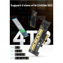 Контролер Ugreen PCI-E 3.0 for SSD M.2 (NVMe) x4 CM302 (70503) Контролер Ugreen PCI-E 3.0 for SSD M.2 (NVMe) x4 CM302 (70503)