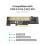 Контролер Ugreen PCI-E 3.0 for SSD M.2 (NVMe) x4 CM302 (70503) Контролер Ugreen PCI-E 3.0 for SSD M.2 (NVMe) x4 CM302 (70503)