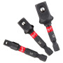 Адаптер для інструменту Milwaukee 1/4" HEX на квадрати 1/4", 3/8", 1/2" (4932479228) Адаптер для інструменту Milwaukee 1/4" HEX на квадрати 1/4", 3/8", 1/2" (4932479228)