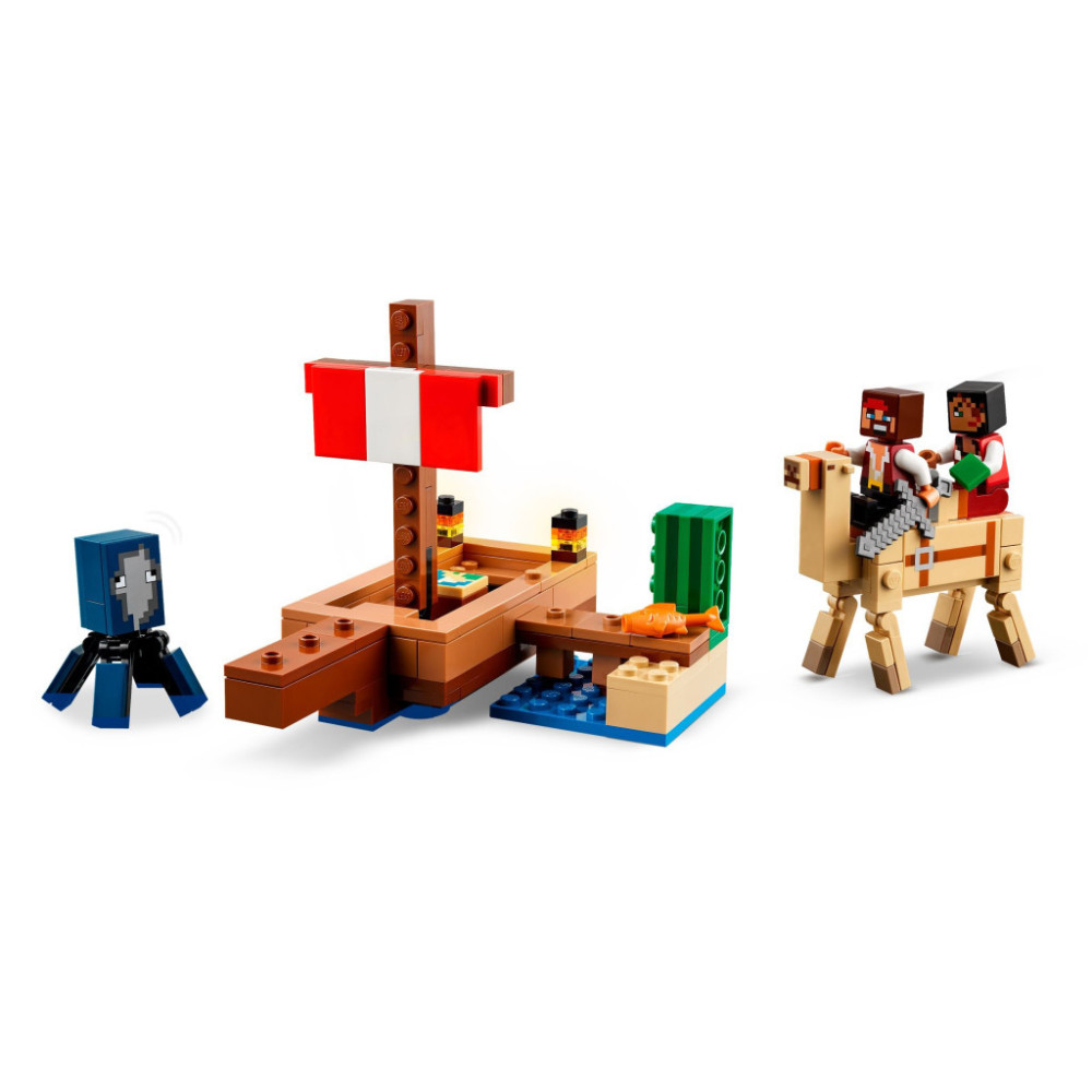 Конструктор LEGO Minecraft Подорож на піратському кораблі (21259-)
