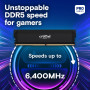 Модуль пам'яті для комп'ютера DDR5 64GB (2x32GB) 6400 MHz Micron (CP2K32G64C40U5B) Модуль пам'яті для комп'ютера DDR5 64GB (2x32GB) 6400 MHz Micron (CP2K32G64C40U5B)