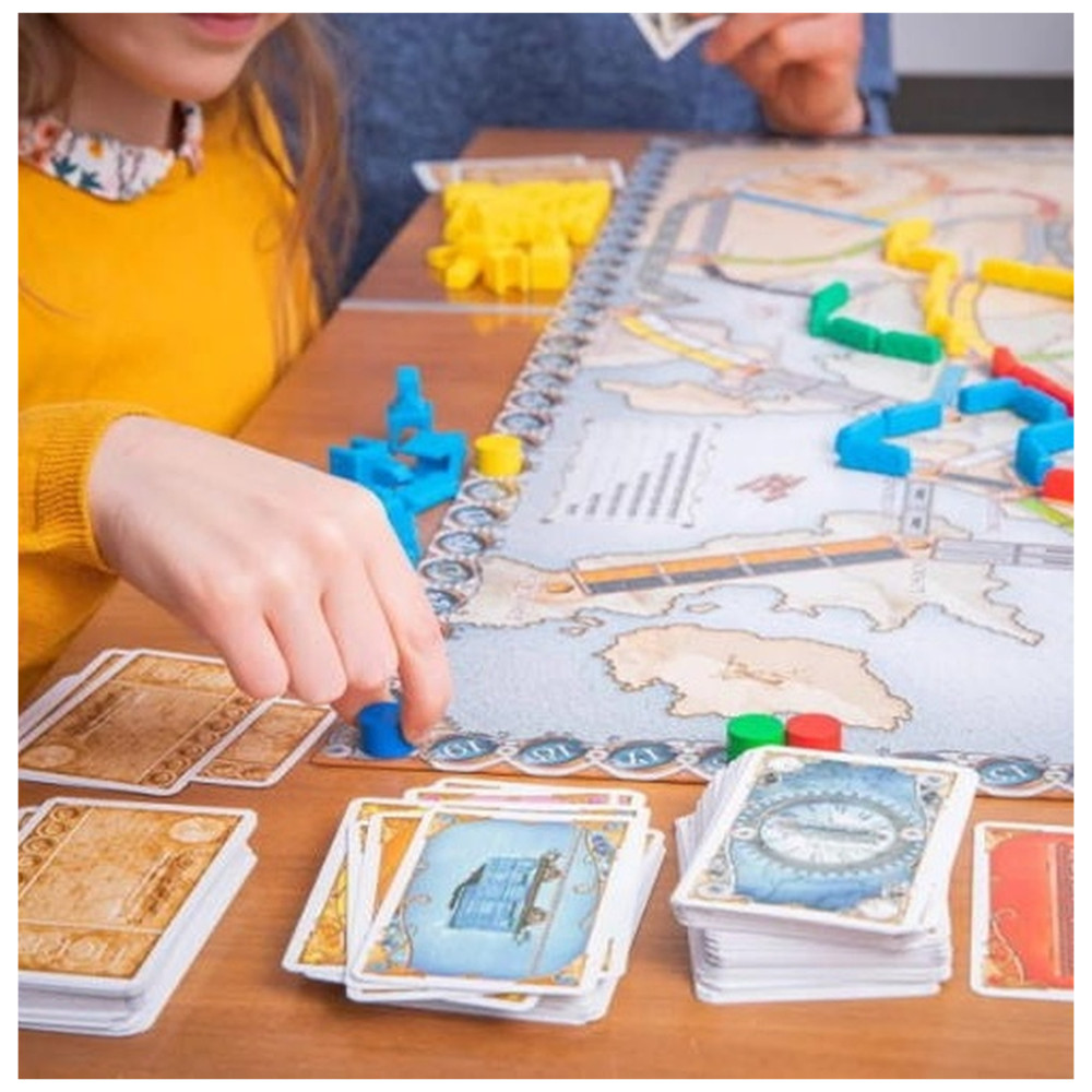 Настільна гра Lord of Boards Квиток на поїзд: Європа (Ticket to ride: Europe) (укр.) (DOW7202UK)