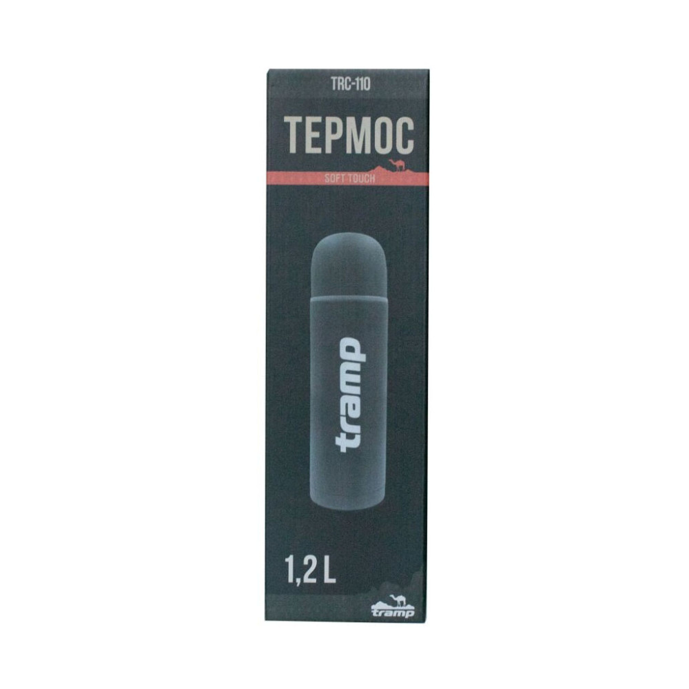 Термос Tramp_ Soft Touch 1.2 л Grey (UTRC-110-grey)