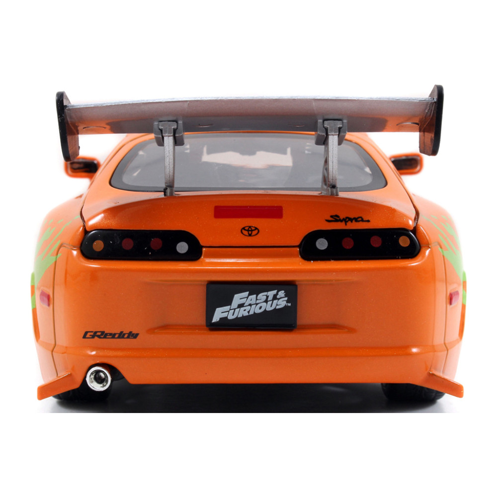 Машина Jada металева Форсаж Toyota Supra (1995) + фігурка Браяна 1:24 (253205001)